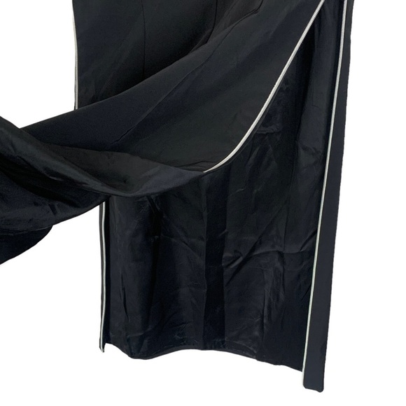 A.B.S. By Allen Schwartz Side Zippers Sleeveless Bodycon Mini Dress Black Sz 10 - Picture 9 of 11